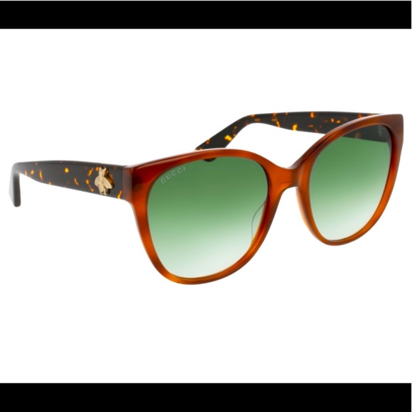 Gucci Havana Brown Sunglasses NWT - Picture 1 of 7